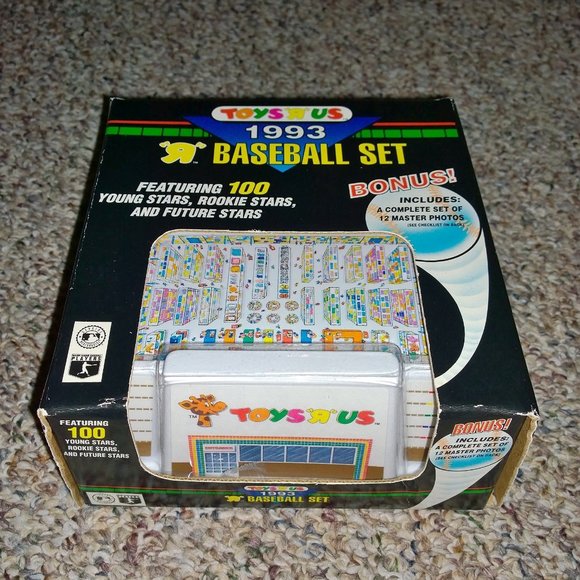 Topps Accessories Vintage 993 Toys R Us Topps Baseball Card Set